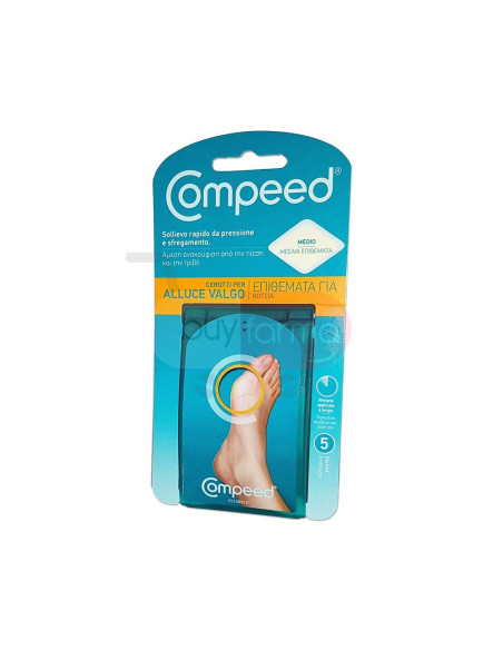 Compeed - 5 Cerotti per Alluce Valgo Medio