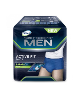 Pull Up Uomo Tena Men Pants Active Fit L 8 Pezzi