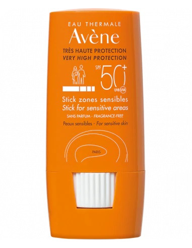 Avene Eau Thermale Stick Large Zone Sensibili 50+ 8 G
