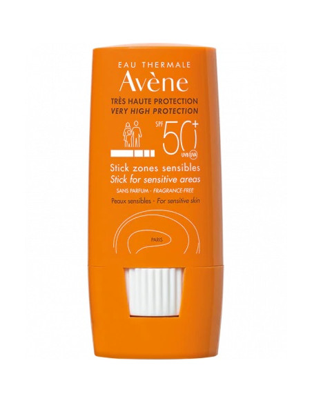 Avene Eau Thermale Stick Large Zone Sensibili 50+ 8 G