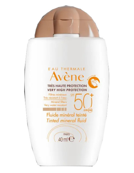 Avene Sol Fluido Minerale Spf50+ Colorato Nuova Formula 40 Ml