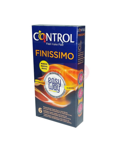 Control - Adapta Finissimo Easy Way Profilattici da 6 Pz