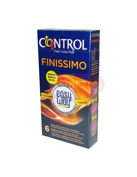Control - Adapta Finissimo Easy Way Profilattici da 6 Pz