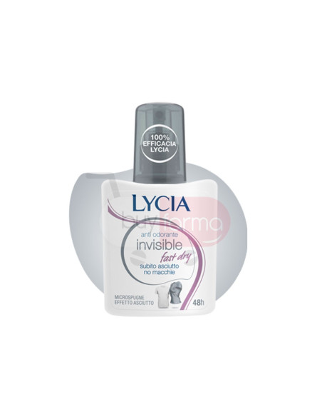 Lycia Vapo - Deodorante Invisible Fast Dry No Macchie da 75ml