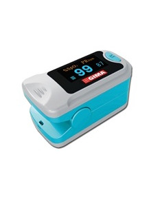 Pulsossimetro Da Dito Pulsoximetro Oxy-3 Con Display Per Misurazione Diossigeno Nel Sangue E Battito Cardiaco Con Cordino E Batt