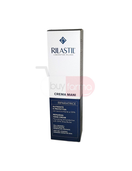 Rilastil - Crema Mani Riparatrice Nutriente e Protettiva da 100ml