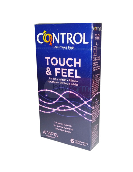 Control - Adapta Touch & Feel Easy Way Profilattici da 6 Pz