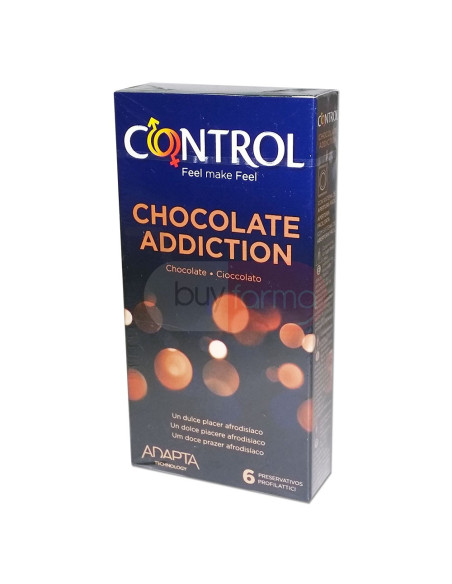 Control - Adapta Chocolate Addiction Profilattici da 6 Pz