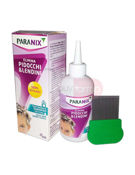 Paranix - Trattamento Shampoo + Pettine da 200ml