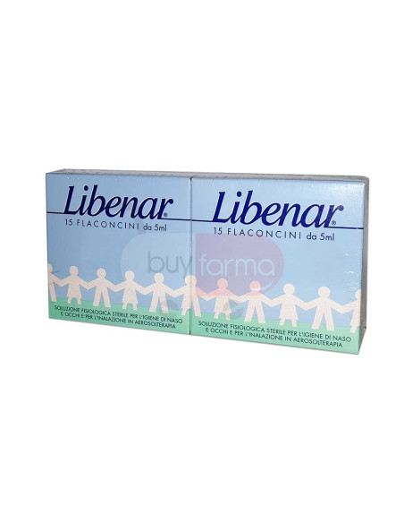 Libenar Bi-Pack - Soluzione Fisiologica Sterile da 30 Flaconcini