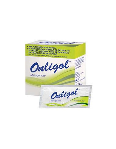 Onligol Macrogol 4000 20 Bustine 10 G Senza Zucchero