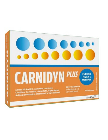 Carnidyn Plus 20 Bustine Da 5 G Gusto Arancia