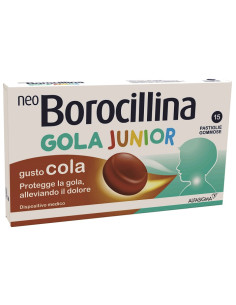 Neoborocillina Gola Junior 15 Pastiglie Gusto Cola
