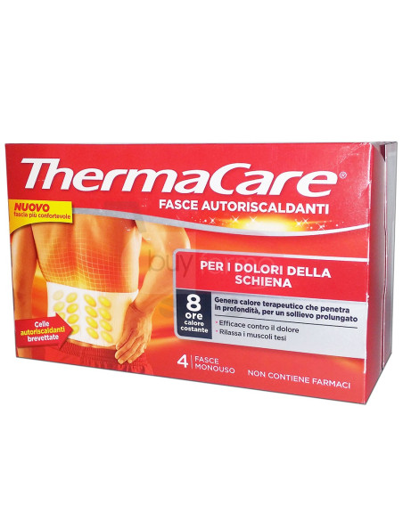 Thermacare - 4 Fasce Autoriscaldanti per i Dolori della Schiena