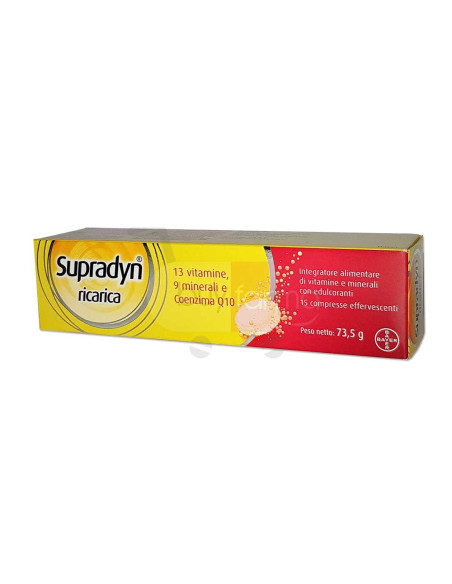 Supradyn Ricarica - Integratore Alimentare da 15 Compresse Effervescenti