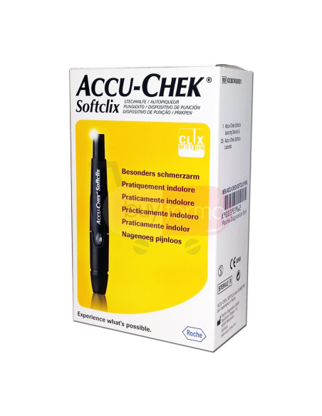 Roche Accu-Chek Softclix - Kit Dispositivo Pungidito + 25 Lancette