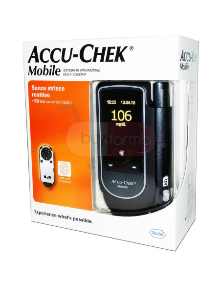 Roche Accu-Chek Mobile - Kit Completo per il Test della Glicemia mg/dl