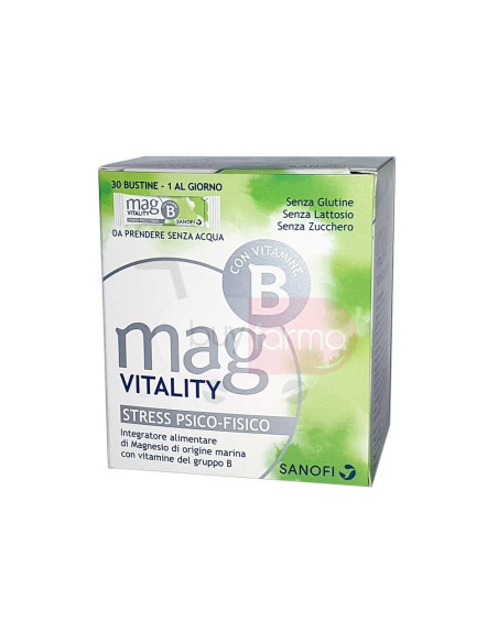 Mag Vitality - 30 Bustine Integratore Stress Psico-Fisico