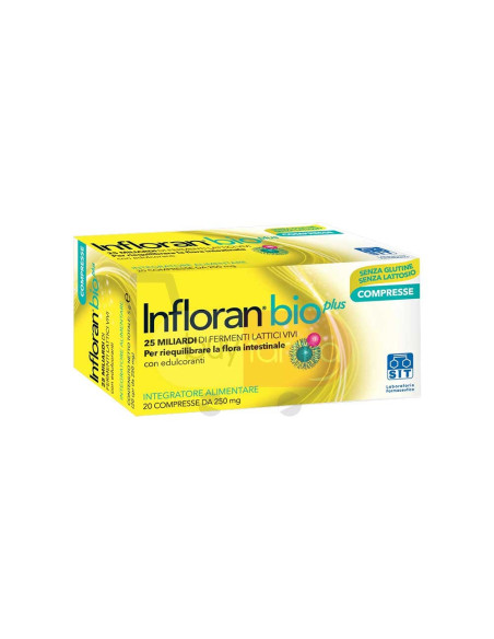 Infloran Bio Plus - Fermenti Lattici Vivi da 20 Cpr