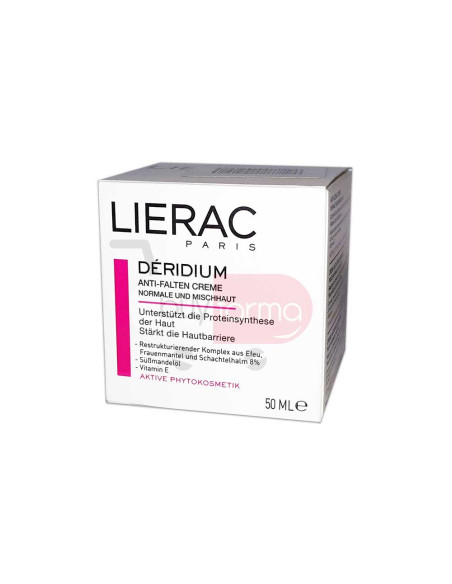 Lierac Déridium - Crema Anti-Età per Pelle Normale e Mista da 50ml
