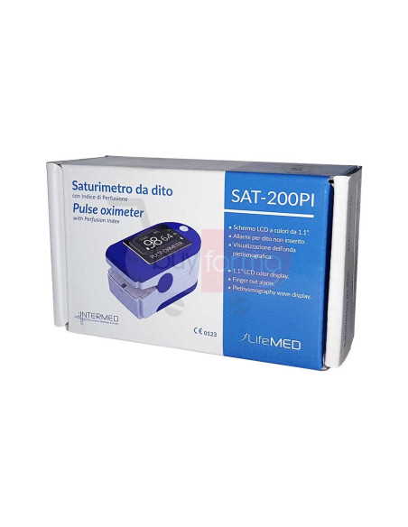 Intermed - Saturimetro da Dito con Indice di Perfusione