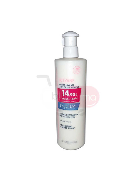 Ducray Ictyane - Crema Detergente Anti-Secchezza da 400ml