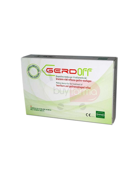 Gerdoff - Trattamento Bruciore e Reflusso Gastro-esofageo da 20 Compresse