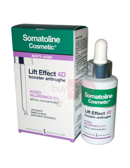 Somatoline Lift Effect Anti-Age 4D - Booster Antirughe con Acido Ialuronico da 30ml