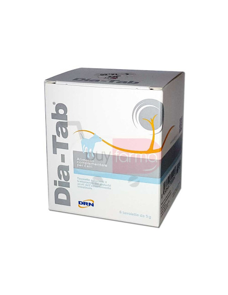Dia Tab - Trattamento Diarrea per Cani da 6 Tavolette