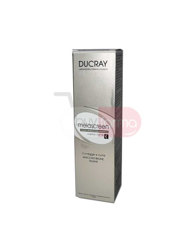 Ducray Melascreen - Crema Notte Macchie Brune Antirughe da 50ml