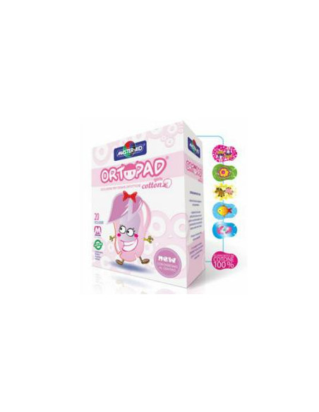 Cerotto Oculare Per Ortottica Ortopad Girls M 5,4x7,6 20 Pezzi