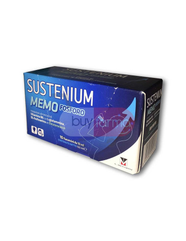 Sustenium Memo Fosforo - Integratore per la Memoria da 10 Flaconcini