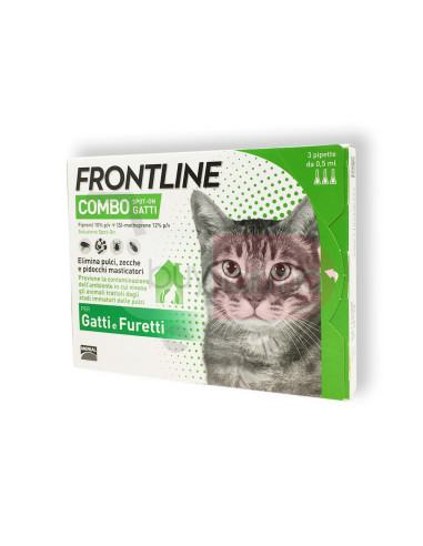 Frontline Combo - Gatti e Furetti 3 Pipette da 0,5ml