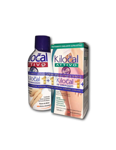 Kilocal Attivo Notte - Integratore da 500ml + Snellente da 150ml