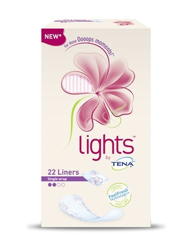 Proteggi Slip Per Icontinenza Piccole Perdite Lights By Tenanormal Ripiegato 22 Pezzi