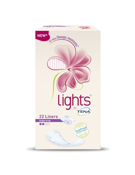 Proteggi Slip Per Icontinenza Piccole Perdite Lights By Tenanormal Ripiegato 22 Pezzi