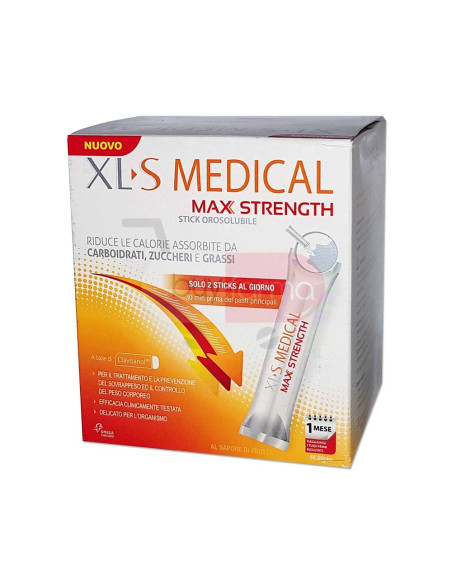 XLS Max Strength - Integratore Alimentare da 60 Sticks