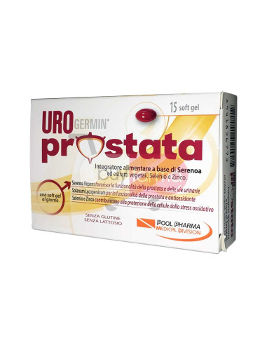 UroGermin Prostata - Integratore a base di Serenoa da 15 Soft Gel
