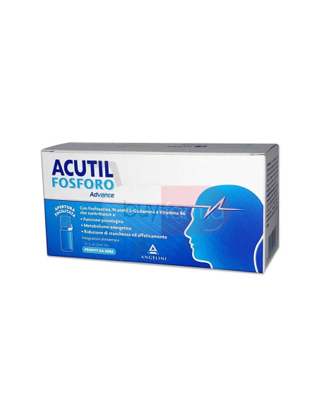 Acutil Fosforo Advance - Integratore Alimentare da 10 Flaconcini