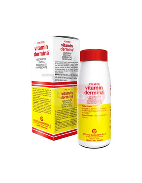 Vitamin Dermina - Polvere Arrossamenti Irritazioni da 100 Gr