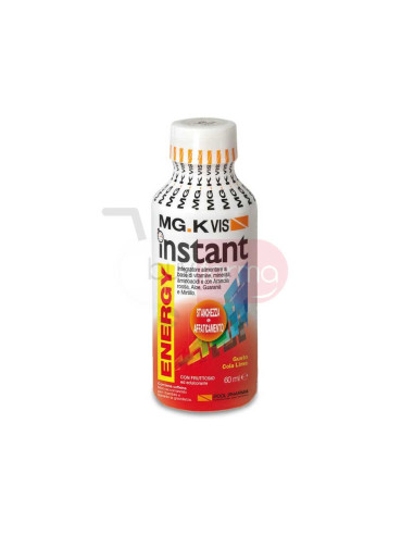 MG K Vis Instant Energy - Integratore da Bere Gusto Cola Lime da 60ml
