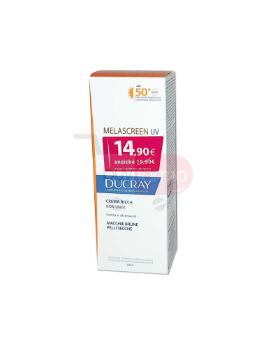 Ducray Melascreen UV - Crema Ricca SPF 50+ da 40ml